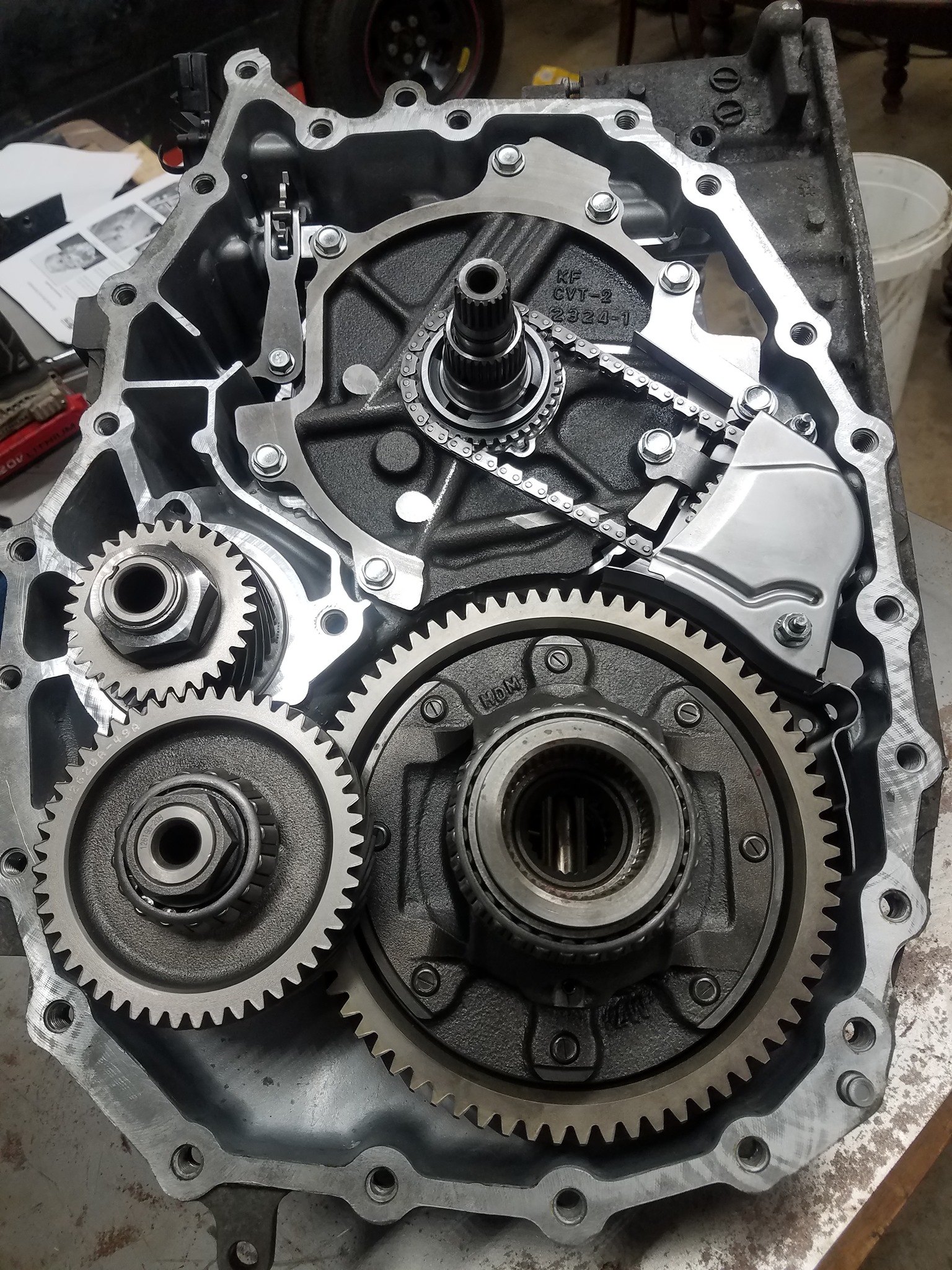 CVT steel belt assembly