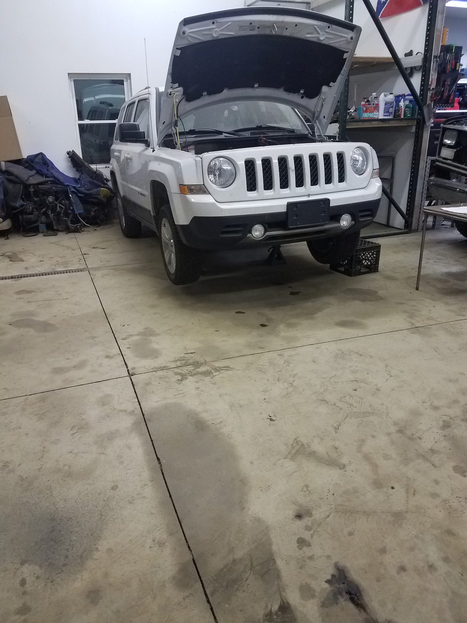 Installed valve body view