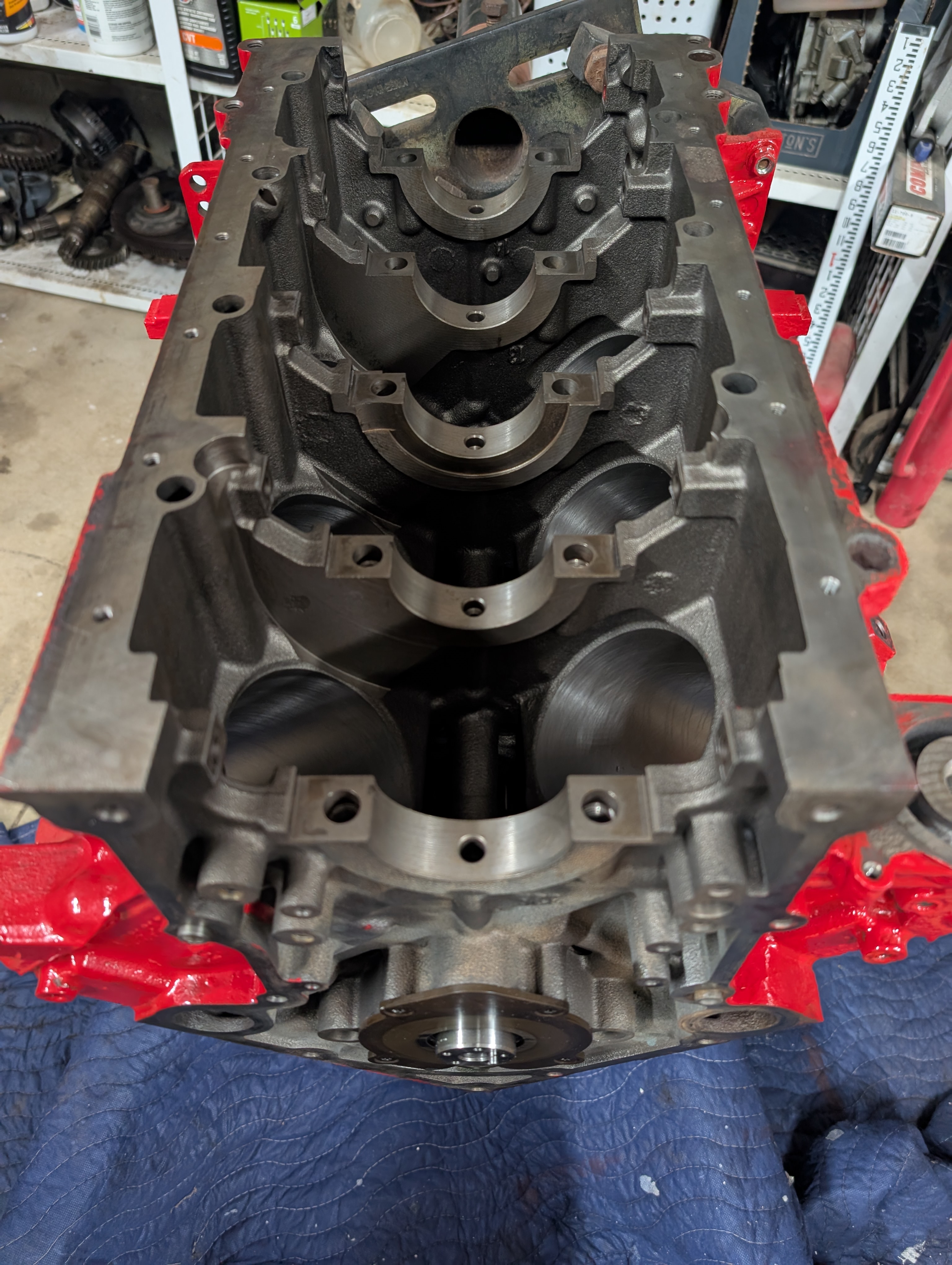 Engine block teardown